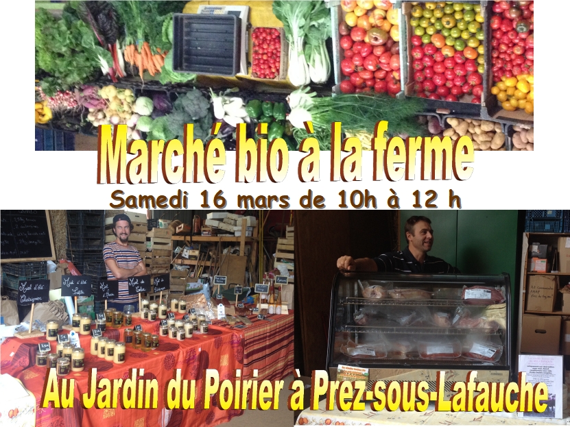 marché bio à la ferme