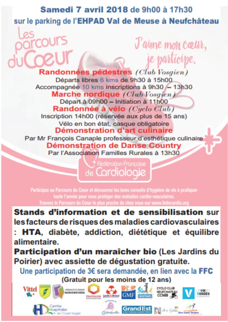 parcours du coeur 2018