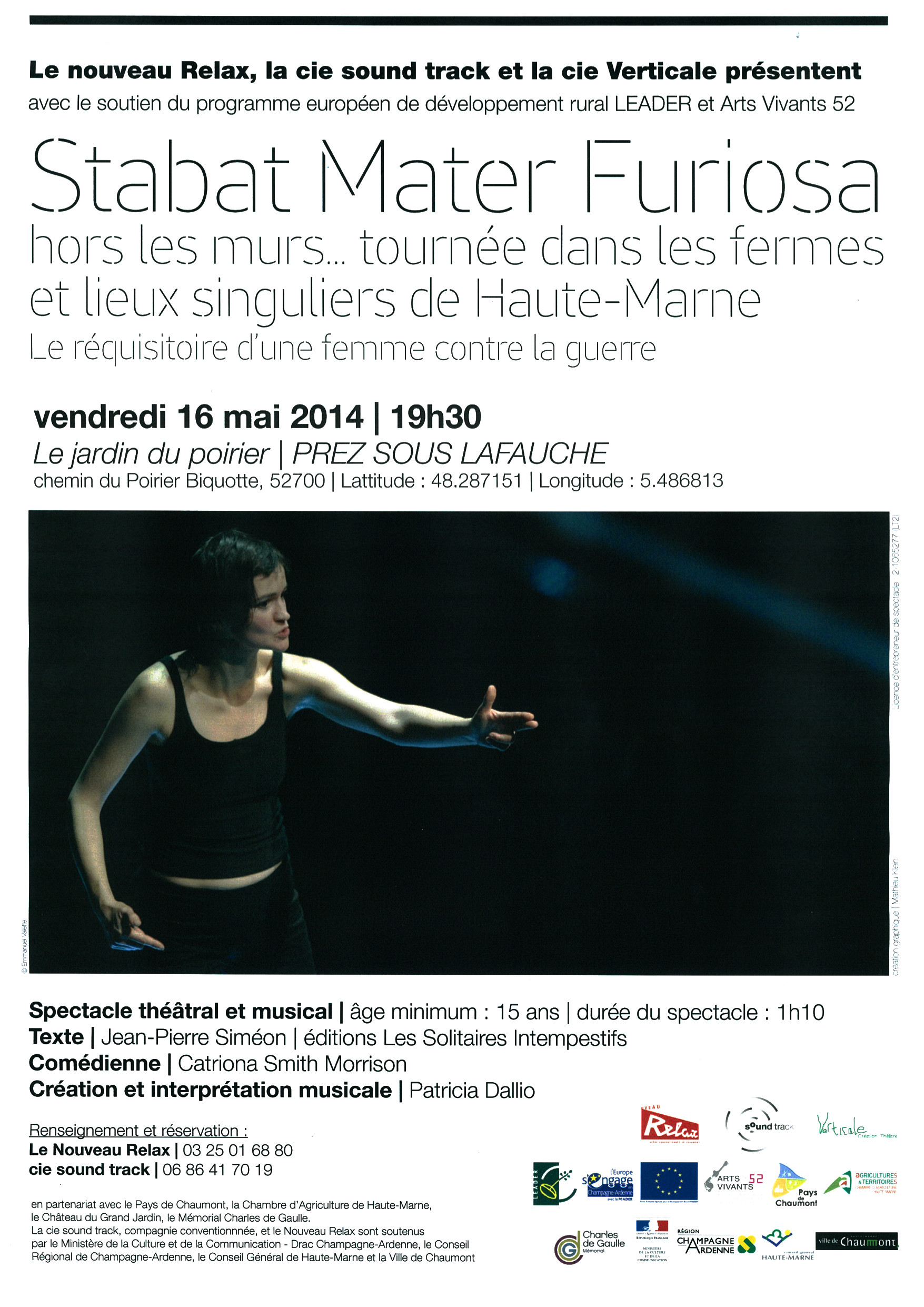 spectacle du 16 mai