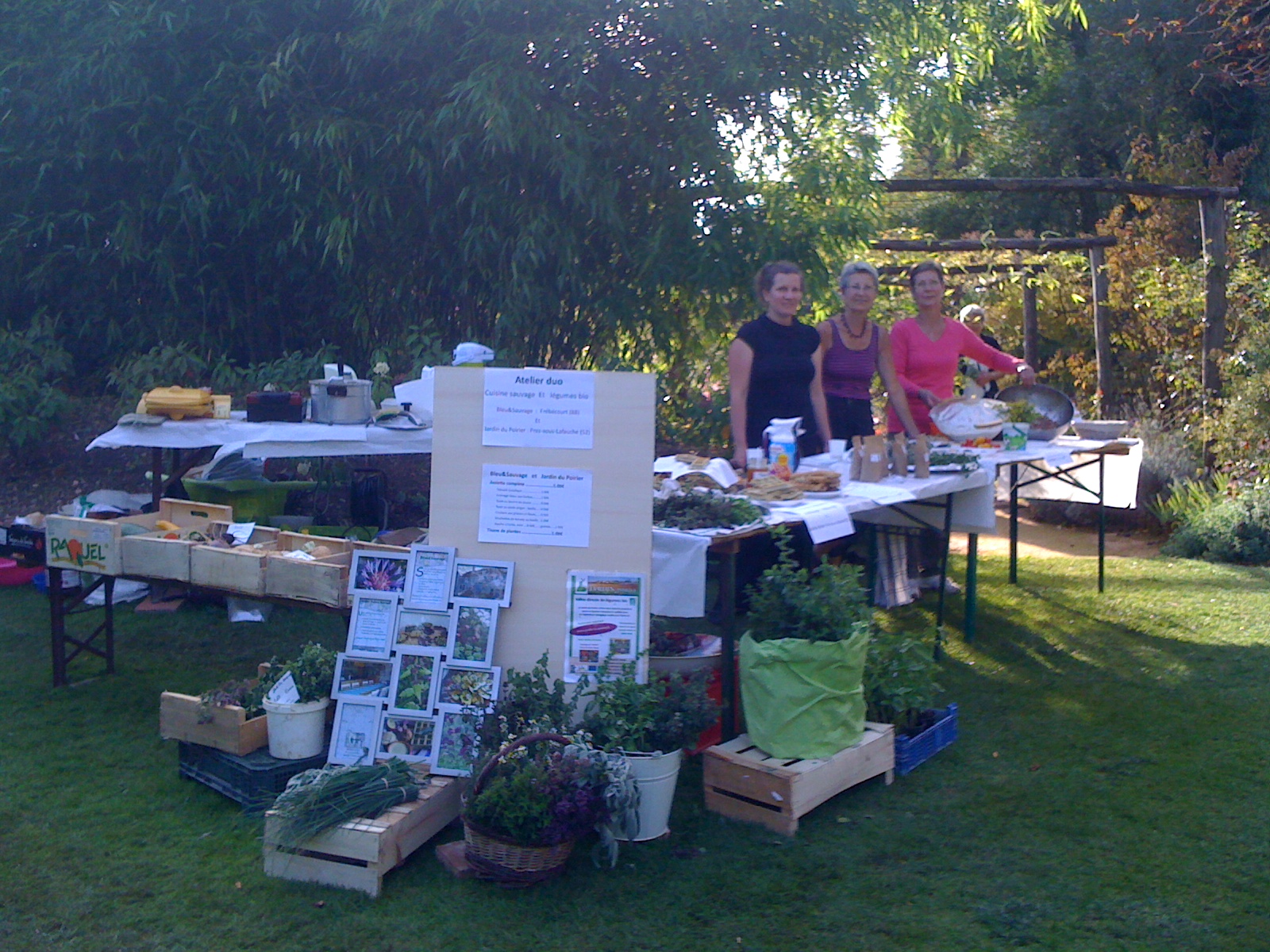 duo cuisine sauvage et légumes bio